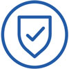 Shield with Checkmark Icon